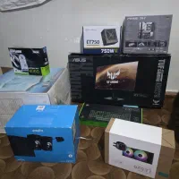 کیس گیمینگ قوی مانیتور 240Hz + لوازم کامل|رایانه رومیزی|کرمانشاه, |دیوار