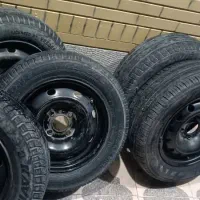 پنج حلقه رینگ لاستیک 14|قطعات یدکی و لوازم جانبی|شیراز, شهرک رضوان|دیوار