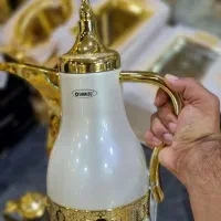 نگین درشت فلاکس سفید طلایی اماراتی وارداتی
