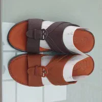 دمپایی عربی چرم، کفی چرم، دور دوخت، تایلندی