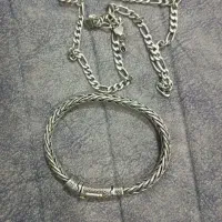 دستبند و زنجیر نقره