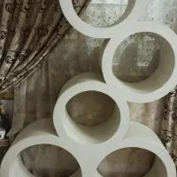 بوفه سفید ساده