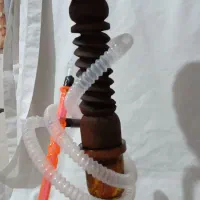 قلیان پایه چوبی