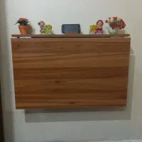 میز تحریر تاشو دیواری فوق کمجا شلف دار|میز تحریر و کامپیوتر|تهران, شهرک ولیعصر جنوبی|دیوار