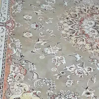 ۲ عدد فرش دستبافت گونه گل برجسته و نو مشهد|فرش|پیشوا, |دیوار