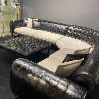 مبلمان راحتی مبل ال چرم کد۱۰ (اقساطی)