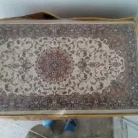 پشتی رویه مخمل گردوبی ست با فرش چهار تا|پشتی|بروجرد, |دیوار