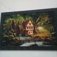 تابلو چراغ دار طرح کلبه