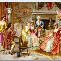 نخ و نقشه و دار قالی نقاش جوان