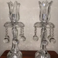 دو عدد شمعدان اصل کریستال چک|صنایع دستی و سایر لوازم تزئینی|تهران, صادقیه|دیوار