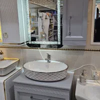 ست های مدرن روشویی PVC در طرح های مختلف|لوازم سرویس بهداشتی|بروجرد, |دیوار