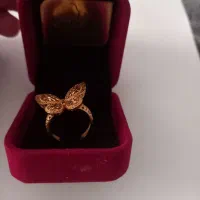 انگشتر پروانه طلا