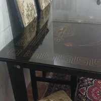 میزغذا خوری شیش نفره|میز و صندلی غذاخوری|گرمی, |دیوار