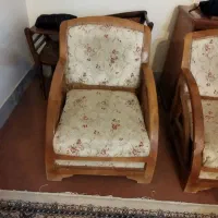 مبل قدیمی چوب اصل|مبلمان خانگی و میز عسلی|اسفراین, |دیوار