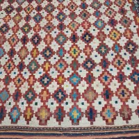 گلیم دست بافت بختیاری|گلیم، جاجیم، گبه|شهرکرد, |دیوار