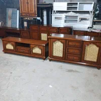 کنسول میز وجاکفشی چوبی|بوفه، ویترین، کنسول|مشهد, رسالت|دیوار