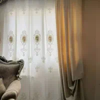 تعدادی پرده کتیبه آستر میل پرده کامل پرده اتاق/فرش