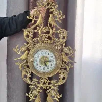 لوستر ۵شاخه و دیوار کوب و ساعت دیواری ست برنز|لوستر و چراغ آویز|تهران, نارمک|دیوار