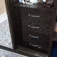 کمد ام دی اف با درب کشویی آیینه دار|جاکفشی، کمد، دراور|کرج, کوی کارمندان جنوبی|دیوار