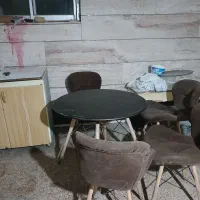 سینک شیر میز و صندلی|میز و صندلی غذاخوری|قائن, |دیوار