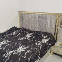 سرویس خواب تخت میز آرتیش دوتا پا تختی کمد لباس نو