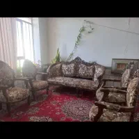 مبل سلطنتی هفت نفره و میزناهارخوری ده نفره|مبلمان خانگی و میز عسلی|کازرون, |دیوار
