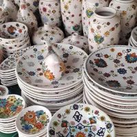 سفال های زیرلعابی و میناکاری مناسب دکور و هفت سین