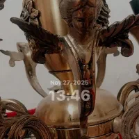 لوستر برنز خالص مدل فرشته|لوستر و چراغ آویز|تبریز, |دیوار