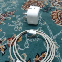 کابل و کلگی شارژر اپل ۱۳ اصلی اورجینال در حد نو