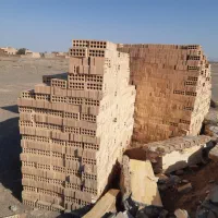 آجر سفال ده سوراخه درجه یک مریخی پور|مصالح و تجهیزات ساختمان|زواره, |دیوار