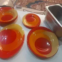 ظروف شیک وبن ماری استیل وسنگین