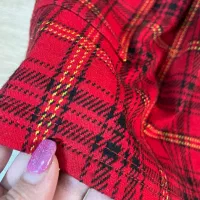 پیراهن پشمی دخترانه خارجی قواره دار