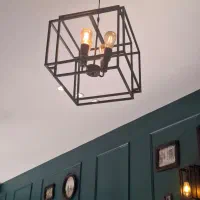 لوستر فلزی|لوستر و چراغ آویز|قزوین, |دیوار