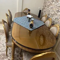 مبل سلطنتی ۹ نفره + میزناهارخوری