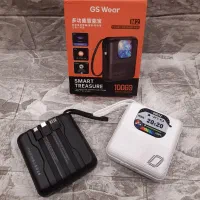 پاوربانک۱۰ هزار۱۰۰ وات به همراه ساعت هوشمند+اسپیکر|لوازم جانبی موبایل و تبلت|تبریز, |دیوار