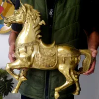 مجسمه بودا اسب برنز برنزی