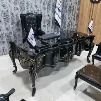 امپریال میز لوکس مدیریت چوبی اداری فندوقی مبلمان