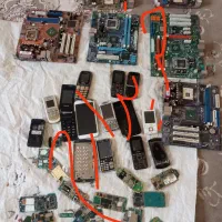 موبایل شکسته کامپیوتر برد مادربرد