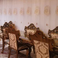 مبل استیل ۹ نفره و نهارخوری ۸ نفره|مبلمان خانگی و میز عسلی|قم, بنیاد|دیوار