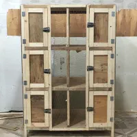 قفس چوبی پرنده جفتگاه کبوتر