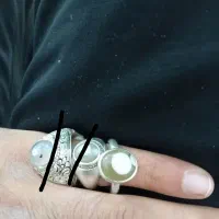 انگشتر نقره۹۲۵|جواهرات|چادگان, |دیوار