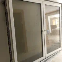 ۳ عدد پنجره دو جدارهpvc آلمانی با فریم و یراق کامل