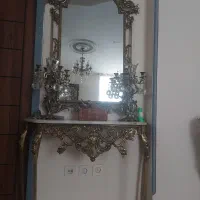 اینه وشمعدان برنز