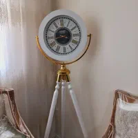 ساعت ایستاده پایه چوبی