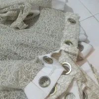 سه عدد پرده پذیرای در حدنو بدون پارگی