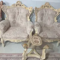 سه دست مبل تمیز و سالم همراه میز|مبلمان خانگی و میز عسلی|سراب, |دیوار