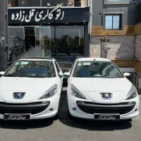 207 اتومات پانا و سقف فلز سفید /مشکی