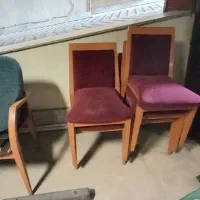 فروش ۶ عدد صندلی چوبی در حد نو