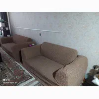 مبلمان ۷نفره. سالم فقط دسته دونفر شکستگی داره|مبلمان خانگی و میز عسلی|مشهد, طلاب|دیوار
