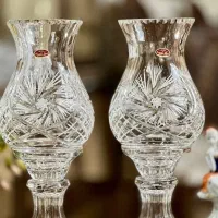 جفت شمعدان کریستال چک